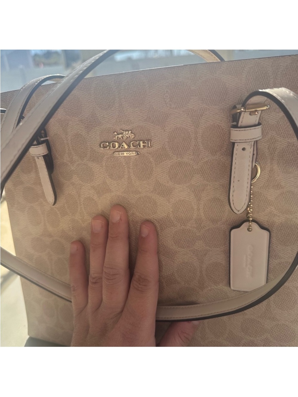Coach Signature Tote in Blush Beige - Picture 6 of 7